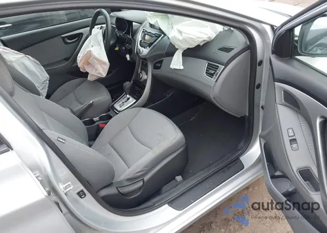 2012 Hyundai Elantra Gls from USA, damaged, VIN 5NPDH4AE2CH062633